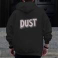Dust Bunny Halloween Pun Costume Easy Lazy Teacher Men Zip Up Hoodie Back Print, funny design