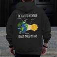 Earth Rotation Earth Day Science Teacher Kids Women Men Zip Up Hoodie Back Print, Science Teacher Gifts, funny design Earth Rotation Earth Day Science Teacher Kids Women Men Zip Up Hoodie Back Print, Science Teacher Gifts, funny design