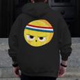 The Eggcellent Athlete Good Egg Teacher Halloween Food Group Men Zip Up Hoodie Back Print, funny design