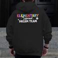Elementary Squad Dream Team Teacher Student Back To School Men Zip Up Hoodie Back Print, funny design Elementary Squad Dream Team Teacher Student Back To School Men Zip Up Hoodie Back Print, funny design