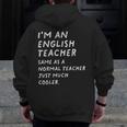English Teacher Definition Men Zip Up Hoodie Back Print, English Teacher Gifts, funny design English Teacher Definition Men Zip Up Hoodie Back Print, English Teacher Gifts, funny design
