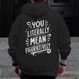 English Teacher Grammar Police Language Nerd You Literally Mean Figuratively V-Neck Modern Short Sleeve Small Men Zip Up Hoodie Back Print, English Teacher Gifts, funny design English Teacher Grammar Police Language Nerd You Literally Mean Figuratively V-Neck Modern Short Sleeve Small Men Zip Up Hoodie Back Print, English Teacher Gifts, funny design