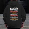 English Teacher Men Zip Up Hoodie Back Print, English Teacher Gifts, funny design English Teacher Men Zip Up Hoodie Back Print, English Teacher Gifts, funny design