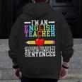 Im English Teacher You Have To Write In Complete Sentences Men Zip Up Hoodie Back Print, English Teacher Gifts, funny design Im English Teacher You Have To Write In Complete Sentences Men Zip Up Hoodie Back Print, English Teacher Gifts, funny design