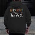 Enrichment Team Enrichment Coordinator Teacher Squad Men Zip Up Hoodie Back Print, funny design Enrichment Team Enrichment Coordinator Teacher Squad Men Zip Up Hoodie Back Print, funny design