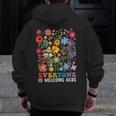 Everyone Is Welcome Here Tshirt Idaho Teacher Support Retro Men Zip Up Hoodie Back Print, funny design Everyone Is Welcome Here Tshirt Idaho Teacher Support Retro Men Zip Up Hoodie Back Print, funny design