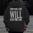 Everything I Say WILL Be On The Exam Teacher For Men Women Men Zip Up Hoodie Back Print, funny design Everything I Say WILL Be On The Exam Teacher For Men Women Men Zip Up Hoodie Back Print, funny design