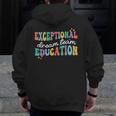 Exceptional Education Dream Team SPED ESE Teacher Autism Men Zip Up Hoodie Back Print, funny design Exceptional Education Dream Team SPED ESE Teacher Autism Men Zip Up Hoodie Back Print, funny design