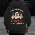 Exhausted Daycare Teacher Is My Costume Halloween Ghost Fun For Men Women Men Zip Up Hoodie Back Print, funny design Exhausted Daycare Teacher Is My Costume Halloween Ghost Fun For Men Women Men Zip Up Hoodie Back Print, funny design