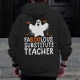 Faboolous Substitute Teacher Halloween Costume Men Zip Up Hoodie Back Print, funny design Faboolous Substitute Teacher Halloween Costume Men Zip Up Hoodie Back Print, funny design