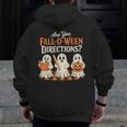 Are You Fall O Ween DirectionsRetro Teacher Halloween Ghost Men Zip Up Hoodie Back Print, funny design Are You Fall O Ween DirectionsRetro Teacher Halloween Ghost Men Zip Up Hoodie Back Print, funny design