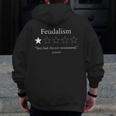 Feudalism Review World History AP History Teacher Men Zip Up Hoodie Back Print, History Teacher Gifts, funny design Feudalism Review World History AP History Teacher Men Zip Up Hoodie Back Print, History Teacher Gifts, funny design