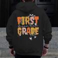 First Grade Dream Retro Team Fall Halloween Spooky Teachers Men Zip Up Hoodie Back Print, First Grade Teacher Gifts, funny design First Grade Dream Retro Team Fall Halloween Spooky Teachers Men Zip Up Hoodie Back Print, First Grade Teacher Gifts, funny design