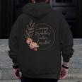 Floral Learning Disabilities Teacher Consultant SPED Teacher Men Zip Up Hoodie Back Print, funny design Floral Learning Disabilities Teacher Consultant SPED Teacher Men Zip Up Hoodie Back Print, funny design