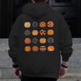 Folk Art Pumpkins Teacher Nurses Admin Witch Halloween Cute Men Zip Up Hoodie Back Print, funny design Folk Art Pumpkins Teacher Nurses Admin Witch Halloween Cute Men Zip Up Hoodie Back Print, funny design