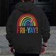 Fri-Yay Friyay Rainbow Colors Teacher Childrens Fun Designs Men Zip Up Hoodie Back Print, funny design Fri-Yay Friyay Rainbow Colors Teacher Childrens Fun Designs Men Zip Up Hoodie Back Print, funny design