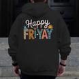 Fri-Yay Teacher Fry Yay Friday Weekend Happy Fri-Yay Men Zip Up Hoodie Back Print, funny design Fri-Yay Teacher Fry Yay Friday Weekend Happy Fri-Yay Men Zip Up Hoodie Back Print, funny design