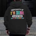 Fun University Of I'm Done Class Of 2025 Teacher Retirement Men Zip Up Hoodie Back Print, funny design Fun University Of I'm Done Class Of 2025 Teacher Retirement Men Zip Up Hoodie Back Print, funny design