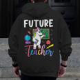 Future Teacher School Teacher Female Men Zip Up Hoodie Back Print, Future Teacher Gifts, funny design Future Teacher School Teacher Female Men Zip Up Hoodie Back Print, Future Teacher Gifts, funny design