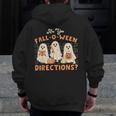 Ghost Are You Fall-O-Ween Directions Teacher Halloween Men Zip Up Hoodie Back Print, funny design Ghost Are You Fall-O-Ween Directions Teacher Halloween Men Zip Up Hoodie Back Print, funny design