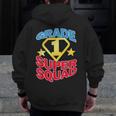 Grade 1 Super Squad Superhero Teacher Team Men Zip Up Hoodie Back Print, Super Teacher Gifts, funny design Grade 1 Super Squad Superhero Teacher Team Men Zip Up Hoodie Back Print, Super Teacher Gifts, funny design