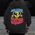 Grade 3 Super Squad Superhero Teacher Team Men Women Girls Kids Men Zip Up Hoodie Back Print, Super Teacher Gifts, funny design Grade 3 Super Squad Superhero Teacher Team Men Women Girls Kids Men Zip Up Hoodie Back Print, Super Teacher Gifts, funny design