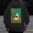 Groovy Ghost Reading Book Cat Halloween Ghost Teacher Men Zip Up Hoodie Back Print, Groovy Teacher Gifts, funny design Groovy Ghost Reading Book Cat Halloween Ghost Teacher Men Zip Up Hoodie Back Print, Groovy Teacher Gifts, funny design