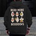 Groovy Halloween Ghost Read More Boooooks Librarian Teacher For Men Women Kids Men Zip Up Hoodie Back Print, Groovy Teacher Gifts, funny design Groovy Halloween Ghost Read More Boooooks Librarian Teacher For Men Women Kids Men Zip Up Hoodie Back Print, Groovy Teacher Gifts, funny design