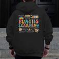 Groovy Play Is Learning Kindergarten Teacher Appreciation Men Zip Up Hoodie Back Print, Groovy Teacher Gifts, funny design Groovy Play Is Learning Kindergarten Teacher Appreciation Men Zip Up Hoodie Back Print, Groovy Teacher Gifts, funny design