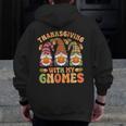 Groovy Thanksgiving With My Gnomie Women Teacher Fall Gnome Men Zip Up Hoodie Back Print, Groovy Teacher Gifts, funny design Groovy Thanksgiving With My Gnomie Women Teacher Fall Gnome Men Zip Up Hoodie Back Print, Groovy Teacher Gifts, funny design