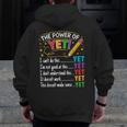 Growth Mindset Teacher Power Of Yet Inspirational Men Zip Up Hoodie Back Print, funny design Growth Mindset Teacher Power Of Yet Inspirational Men Zip Up Hoodie Back Print, funny design
