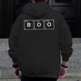 Halloween Boo Periodic Table Element Teachers Science Men Zip Up Hoodie Back Print, Science Teacher Gifts, funny design Halloween Boo Periodic Table Element Teachers Science Men Zip Up Hoodie Back Print, Science Teacher Gifts, funny design