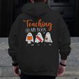 Halloween Ghost Teachers Teaching My Boos Costume Women Men Men Zip Up Hoodie Back Print, funny design Halloween Ghost Teachers Teaching My Boos Costume Women Men Men Zip Up Hoodie Back Print, funny design