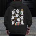 Halloween Math Teacher Ghost Math Teacher Spooky Halloween Men Zip Up Hoodie Back Print, funny design Halloween Math Teacher Ghost Math Teacher Spooky Halloween Men Zip Up Hoodie Back Print, funny design