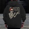Halloween Math Teacher Skeleton Six Seven Meme Brainrot Men Zip Up Hoodie Back Print, funny design Halloween Math Teacher Skeleton Six Seven Meme Brainrot Men Zip Up Hoodie Back Print, funny design
