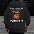 Halloween Pumpkin Pi Math Geometry Teachers Students For Men Women Kids Men Zip Up Hoodie Back Print, funny design Halloween Pumpkin Pi Math Geometry Teachers Students For Men Women Kids Men Zip Up Hoodie Back Print, funny design
