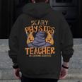 Halloween Scary Physics Teacher No Costume Required Women Men Zip Up Hoodie Back Print, funny design