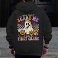 Halloween Teacher You Can't Scare Me I Teach First Grade Men Zip Up Hoodie Back Print, First Grade Teacher Gifts, funny design Halloween Teacher You Can't Scare Me I Teach First Grade Men Zip Up Hoodie Back Print, First Grade Teacher Gifts, funny design