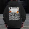 Halloween Teacher Composition Book Notebook Matching Group Men Zip Up Hoodie Back Print, funny design Halloween Teacher Composition Book Notebook Matching Group Men Zip Up Hoodie Back Print, funny design