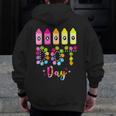 Happy Dot Day 2025 Teacher Kids Girls Colorful Polka Dot Day Men Zip Up Hoodie Back Print, funny design Happy Dot Day 2025 Teacher Kids Girls Colorful Polka Dot Day Men Zip Up Hoodie Back Print, funny design