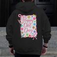 Happy Dot Day Bow Coquette For Teacher Girls Men Zip Up Hoodie Back Print, funny design Happy Dot Day Bow Coquette For Teacher Girls Men Zip Up Hoodie Back Print, funny design