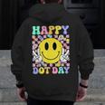 Happy Dot Day Shirts Teacher Student Girls Kids Smile Face Men Zip Up Hoodie Back Print, funny design Happy Dot Day Shirts Teacher Student Girls Kids Smile Face Men Zip Up Hoodie Back Print, funny design