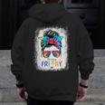 Happy Fri-Yay Friday Teacher Life Happy Friday Men Zip Up Hoodie Back Print, funny design Happy Fri-Yay Friday Teacher Life Happy Friday Men Zip Up Hoodie Back Print, funny design