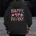 Happy Fri-Yay Teacher Fry Yay Friday Weekend Cute Fri-Yay Men Zip Up Hoodie Back Print, funny design Happy Fri-Yay Teacher Fry Yay Friday Weekend Cute Fri-Yay Men Zip Up Hoodie Back Print, funny design