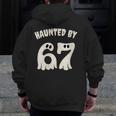Haunted By 67 Teacher Halloween 6 7 Shirt Men Zip Up Hoodie Back Print, funny design