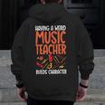 Having a Weird Music Teacher Builds Character Music Teacher Men Zip Up Hoodie Back Print, funny design Having a Weird Music Teacher Builds Character Music Teacher Men Zip Up Hoodie Back Print, funny design