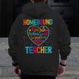 Homebound Teacher Appreciation Week Back To School Heart Men Zip Up Hoodie Back Print, funny design Homebound Teacher Appreciation Week Back To School Heart Men Zip Up Hoodie Back Print, funny design