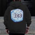 Ice Halloween Pun Costume Easy Lazy Team Group Teacher Men Zip Up Hoodie Back Print, funny design Ice Halloween Pun Costume Easy Lazy Team Group Teacher Men Zip Up Hoodie Back Print, funny design