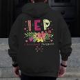 IEP I Encourage Progress Teacher Special Education Men Women Men Zip Up Hoodie Back Print, funny design