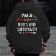 I'm A Paraprofessional What's Your Superpower Para Teacher Men Zip Up Hoodie Back Print, funny design I'm A Paraprofessional What's Your Superpower Para Teacher Men Zip Up Hoodie Back Print, funny design